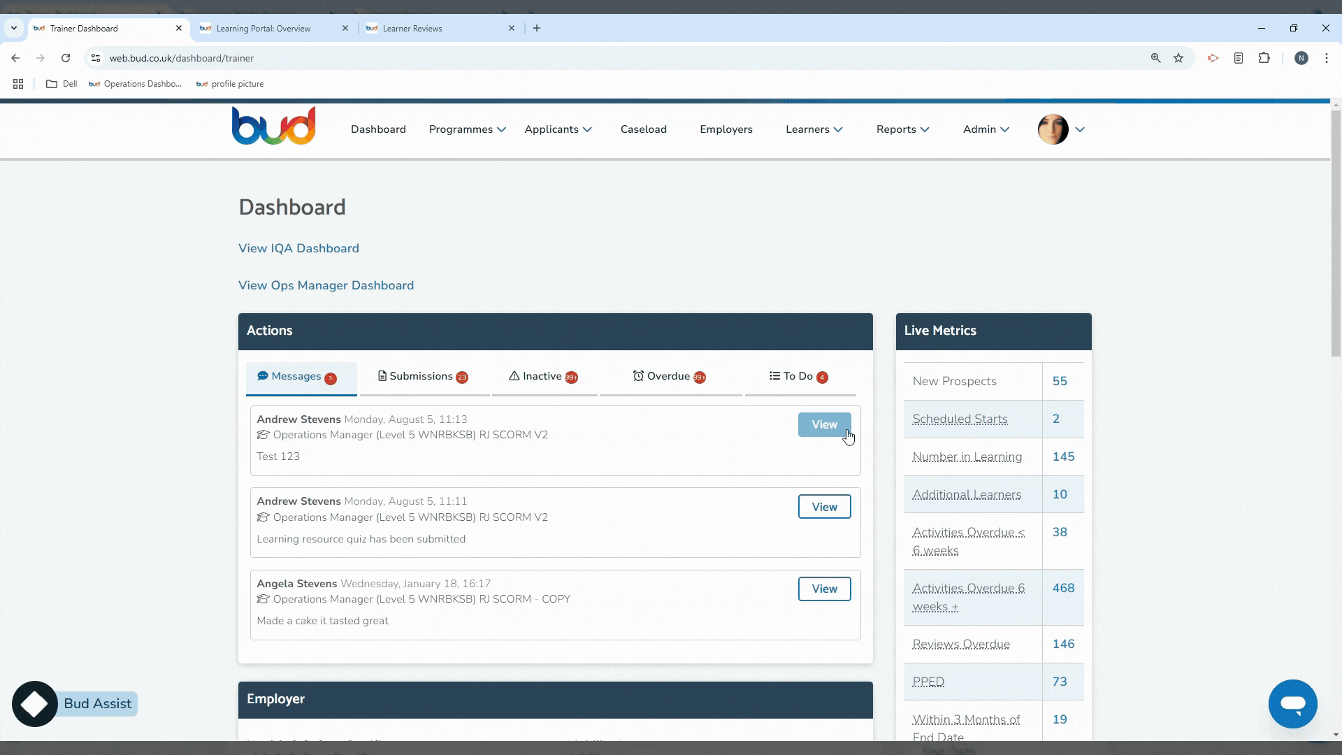Learner management GIF