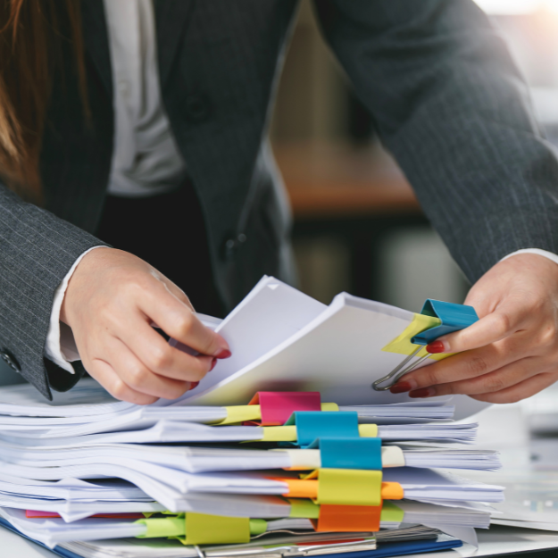 Compliance officer validating data