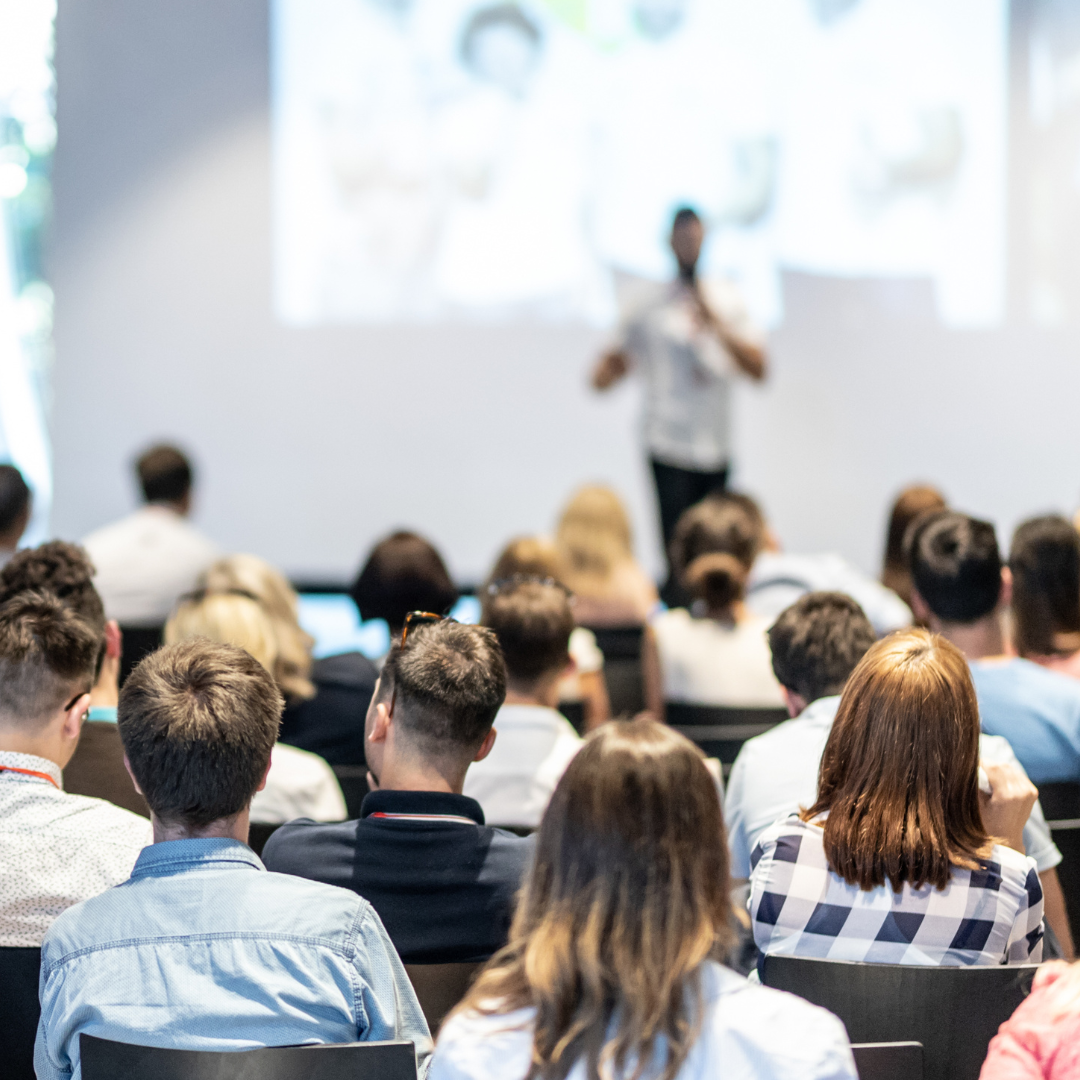 People attending a skills seminar